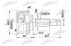 PATRON PCV1508 ШРУС наружн к-кт NISSAN: PRIMERA 02 -, PRIMERA Hatchback 02 -, PRIMERA универсал 02 -