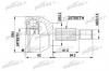 PATRON PCV1511 ШРУС наружн к-кт FORD: FOCUS 98 - 04, FOCUS универсал 99 - 04