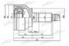 PATRON PCV1529 ШРУС наружный 28x58.5x24 MAZDA 3 BK BL 03-, MAZDA 5 CR 05-10