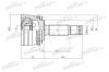 PATRON PCV1545 ШРУС наружн к-кт HYUNDAI: Getz 02- [A:25, B:22, ABS:48]