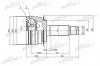 PATRON PCV1555 ШРУС наружный 27x56x30 SUBARU B9 TRIBECA W10 04-