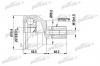 PATRON PCV1603 ШРУС наружн к-кт MAZDA: 3 10.03-