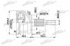 PATRON PCV4032 ШРУС наружн к-кт [A:38, B:27, D:100.4] VW: TRANSPORTER T5/MULTIVAN РКПП 1.9TDI/2.0 03-