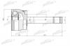 PATRON PCV4722 ШРУС наружн к-кт NISSAN: Terrano II 93-02 [A:27, B:27]