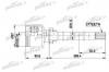 PATRON PCV5016 ШРУС внутр к-кт [A:37, B:39, D:87] CITROEN: JUMPER бортовой 94-02, JUMPER автобус 94-02, JUMPER фургон 94-02, FIAT: DUCATO бортовой 94-02, DUCATO авто