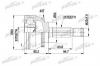 PATRON PCV5052 ШРУС наружн к-кт [A:25 B:33 D: 54 ABS:43] MITSUBISHI: GALANT VI 2.0-2.4 GDI 96-03