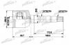 PATRON PCV9537 ШРУС внутр прав к-кт EMPI 87-9537, CHRYSLER: TOWN&amp;COUNTRY, VOYAGER 96-05 DODGE: CARAVAN 96-05