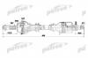 PATRON PDS0084 Полуось лев FIAT: Ducato, PEUGEOT: Boxer 1.9-2.5D/TD ME5/ML 94&gt; 1.4Q +ABS  колеса R15, Z: 37 в КПП