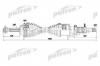PATRON PDS0290 Полуось правая 28x1055x59x36 FORD TRANSIT C БОРТОВОЙ ПЛАТФОРМОЙ VII, TRANSIT ФУРГОН VII 06-