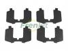 FRENKIT 940232 Пластины противоскрипные тормозных колодок (4шт.)