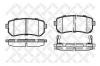 STELLOX 001087B-SX Колодки тормозные дисковые задние