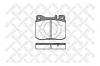 STELLOX 021040SX колодки дисковые п./ MB W123 2.0-3.0D/TD 79-85/W126 all