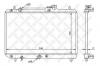 STELLOX 10-25278-SX радиатор системы охлаждения МКПП/ Suzuki Baleno 1.3-1.8 95