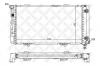 STELLOX 1025333SX 10-25333-SX_радиатор системы охлаждения! АКПП\ MB W124 2.0D/2.5D 84-91