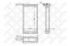 STELLOX 10-35009-SX Радиатор отопителя