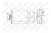 STELLOX 10-35056-SX Радиатор отопителя