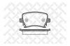 STELLOX 1042000B-SX Колодки тормозные дисковые задние, комплект