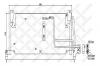 STELLOX 1045487SX 10-45487-SX_радиатор кондиционера! до номера шасси R4147616\ Opel Corsa all 93-00