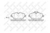 STELLOX 1142000-SX колодки дисковые п./ BMW E87 1.6i/1.8D 04