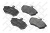 STELLOX 145000SX колодки дисковые п./ Audi 80 1.6-1.9D 86-91, VW Golf II 88-89