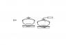 STELLOX 145002SX колодки дисковые п./ Audi 80 1.6-1.9TDi 86-96/100 1.8-2.5TD 82-90