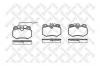 STELLOX 181012SX колодки дисковые п./ Peugeot 205 1.0-1.9D 83-93/309 1.1-1.9TD 85-93