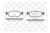 STELLOX 183000SX колодки дисковые п./ Ford Scorpio 1.8-2.5TD 85-94/Sierra 1.6-2.3D 87-93