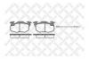 STELLOX 203002SX колодки дисковые п./ Peugeot 205 83-98/305 82-88/309 85-93/405 87-92