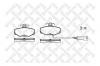 STELLOX 216002SX колодки дисковые з./ Ford Sierra 1.6-2.3D 82-93/Scorpio 1.6i-2.5TD 86-98