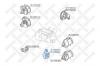 STELLOX 2517280SX 25-17280-SX_подушка двигателя передняя левая/ Honda Hr-V GH1/GH2/GH3/GH4 1998-2005
