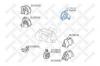 STELLOX 2517282SX 25-17282-SX_подушка двигателя задняя_ Honda Hr-V GH1GH2GH3GH4 1998-2005 2517282SX