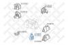 STELLOX 2517284SX 25-17284-SX_подушка двигателя передняя левая/ Honda Hr-V GH1/GH2/GH3/GH4 1998-2005