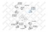 STELLOX 2517470SX 25-17470-SX_подушка двигателя задняя/ Mitsubishi Carisma DA 1995-2003