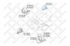STELLOX 2517534SX 25-17534-SX_подушка двигателя задняя/ Mitsubishi Lancer/Mirage CK 1995-2000