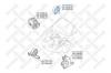 STELLOX 2517630SX 25-17630-SX_подушка двигателя передняя/ Mitsubishi Chariot/Space Wagon Grandis N84W/N94W 1