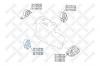 STELLOX 2517686SX 25-17686-SX_подушка двигателя передняя/ Nissan Murano Z50 2002-2007