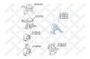 STELLOX 2517998SX 25-17998-SX_подушка двигателя задняя/ Toyota Caldina AT190/ST190 1992-1996