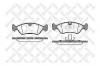 STELLOX 297050SX колодки дисковые п./ Opel Vectra B 1.6i/1.8i 16V/1.7TD 95-02