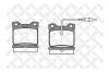 STELLOX 332002SX колодки дисковые з./ Peugeot 406 2.0-2.2HDi 95]/605 2.0-2.5TDi 89]