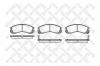 STELLOX 365002SX колодки дисковые п./ Mitsubishi Galant 2.0/2.5/2.4GDi 89]/L200 2.5D 96]