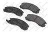 STELLOX 365002SX колодки дисковые п./ Mitsubishi Galant 2.0/2.5/2.4GDi 89]/L200 2.5D 96]