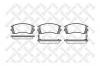 STELLOX 374002SX колодки дисковые п./ Nissan Sunny 1.4/1.6/2.0D 91-96/100NX 2.0 91-93