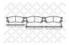 STELLOX 410012-SX Комплект тормозных колодок, дисковый тормоз
