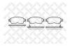 STELLOX 413022B-SX Колодки тормозные дисковые передние