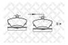 STELLOX 420012SX колодки дисковые п./ Renault Espace 2.0i-2.2i/2.1TD 91-96