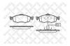 STELLOX 443002B-SX Колодки тормозные дисковые передние