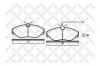 STELLOX 497002B-SX Колодки дисковые передние