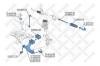 STELLOX 5104534SX наконечник рул. п./Ford Focus all 04],Volvo S40/V50 all 04]