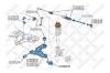 STELLOX 55-00143-SX Осевой шарнир, рулевая тяга