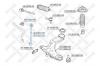 STELLOX 5653031SX 56-53031-SX_тяга стабилизатора переднего правая/ KIA Cerato 04